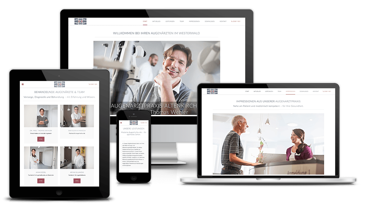 Responsive Praxiswebseite