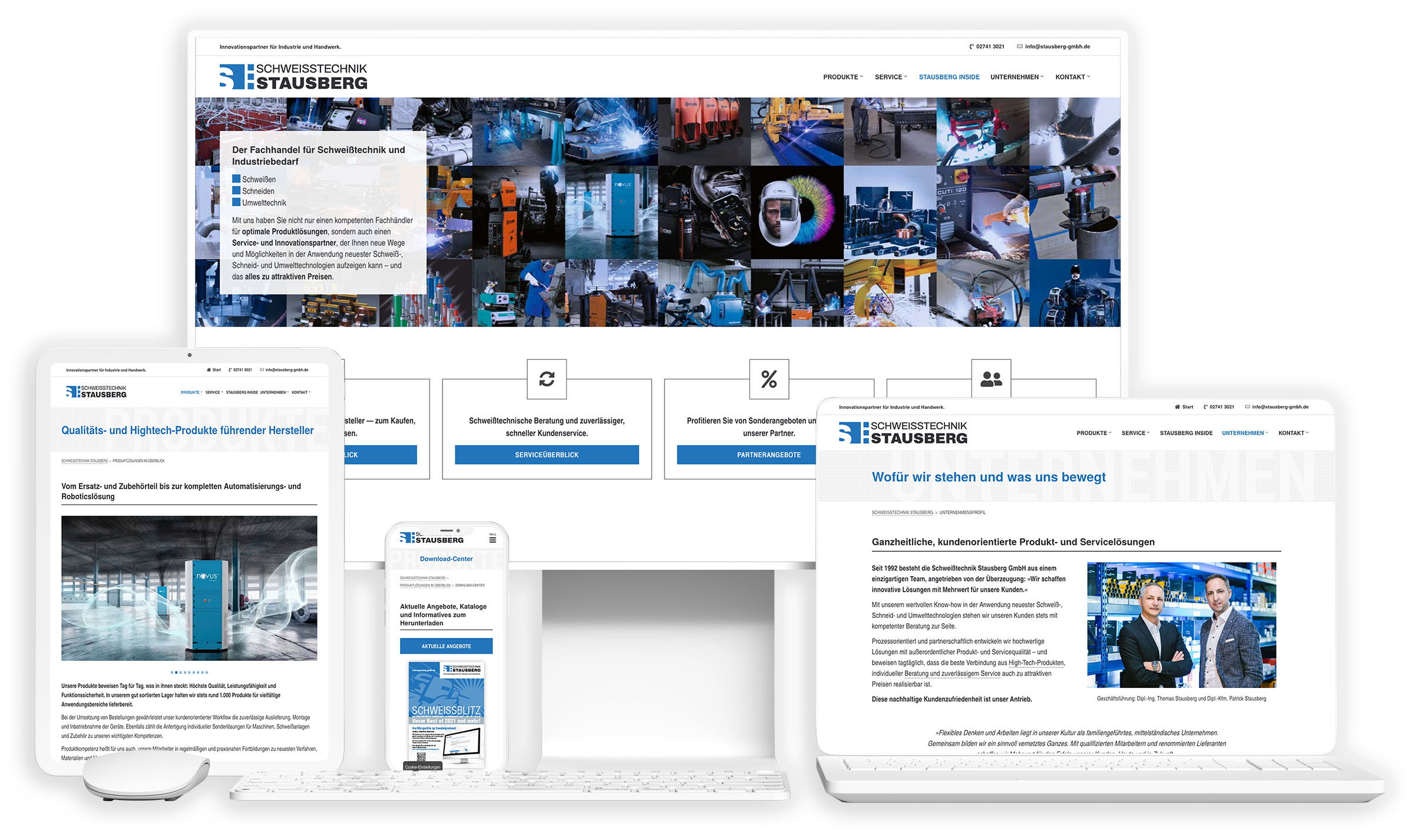 Webdesign Unternehmenswebsite