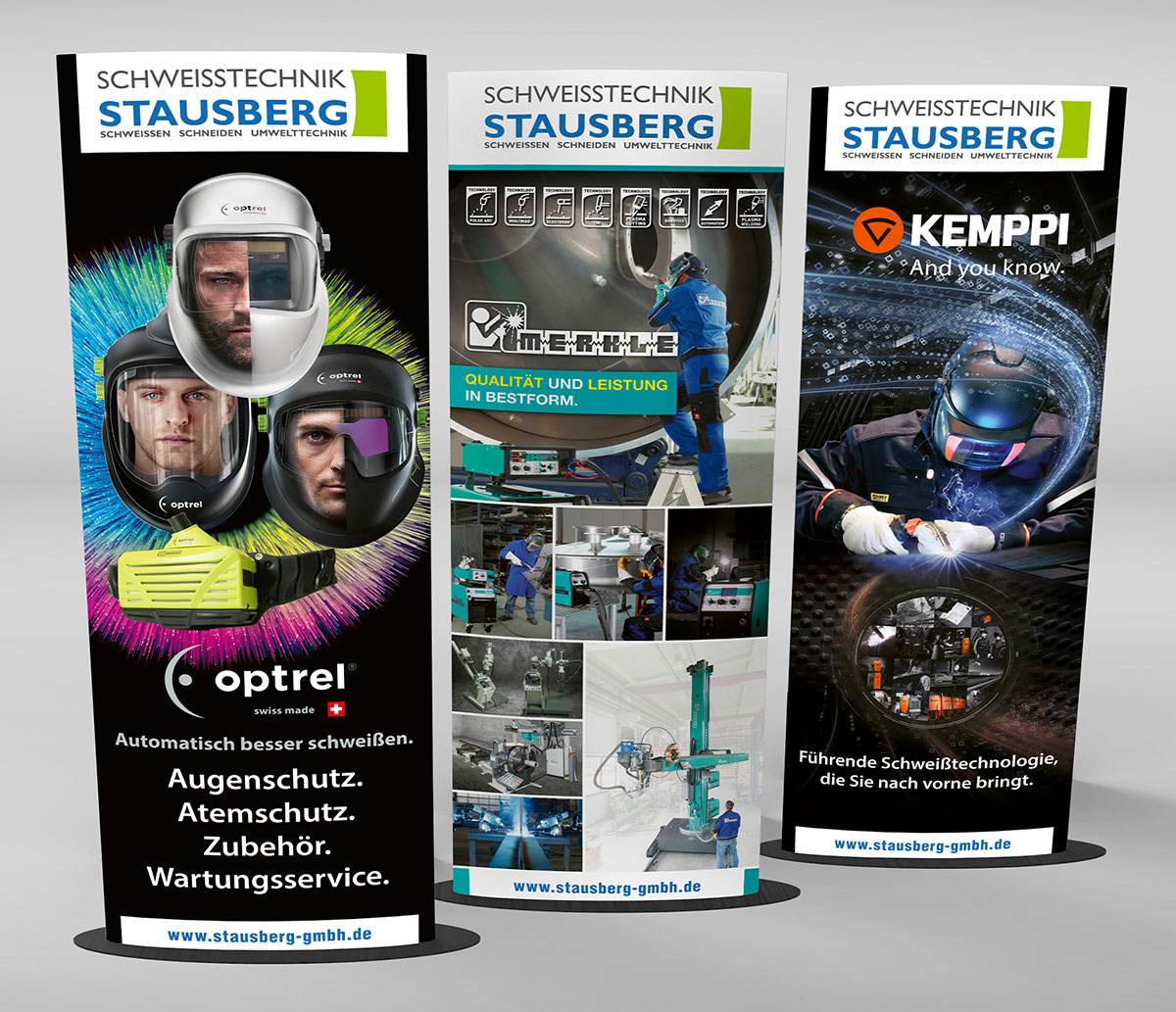 Ellipsenaufsteller am POS