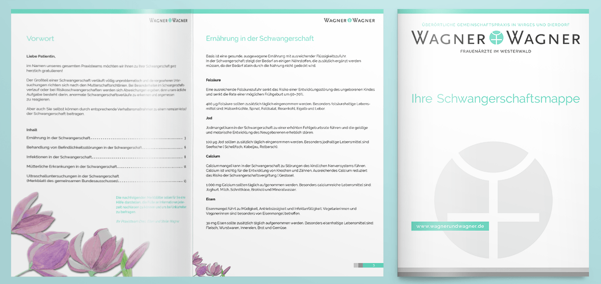 Ansicht: Schwangerschaftsmappe
